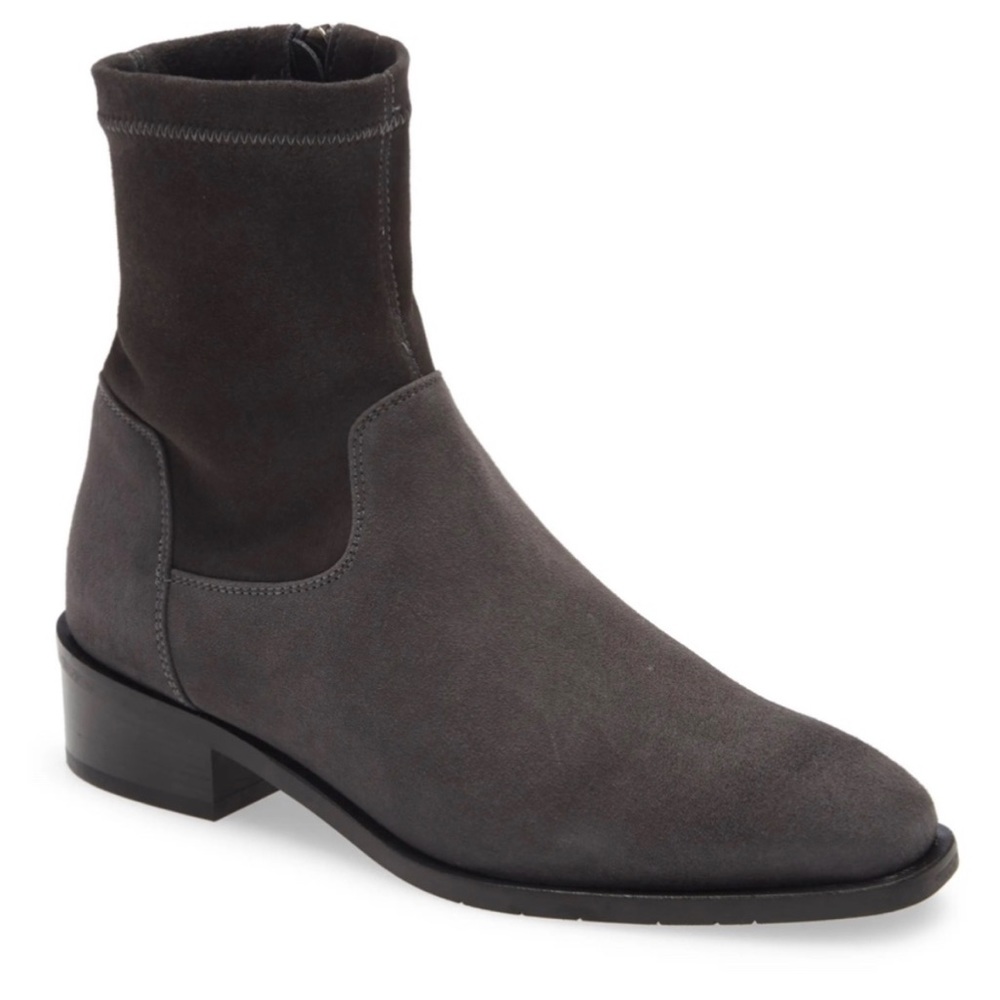 Aquatalia Fallan Ankle Boot Gray Suede Size 8